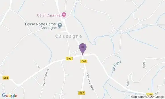 Localisation Cassagne Ap - 31260