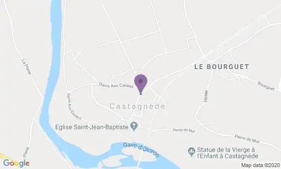 Localisation Castagnede Ap - 31260