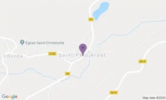 Localisation Saint Pe d