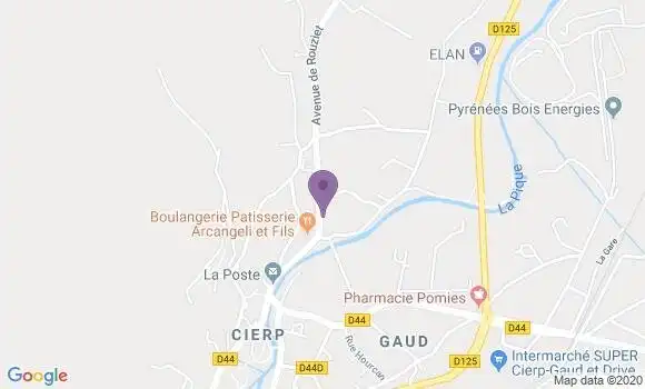 Localisation Cierp Gaud Bp - 31440