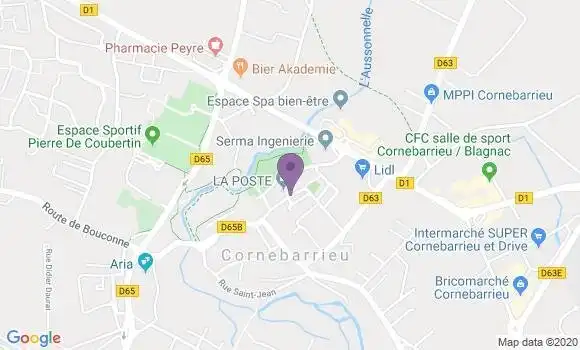 Localisation Cornebarrieu Bp - 31700