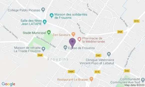 Localisation Cugnaux - 31270