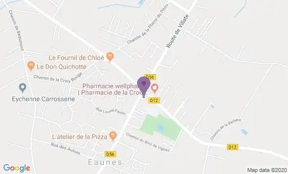 Localisation Eaunes Bp - 31600