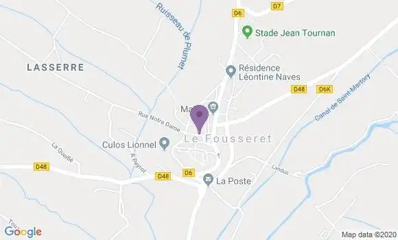 Localisation Le Fousseret Bp - 31430