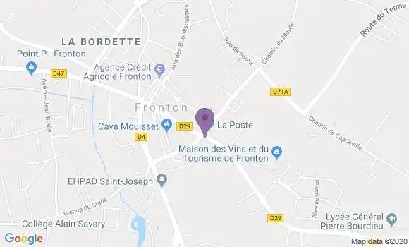 Localisation Fronton - 31620