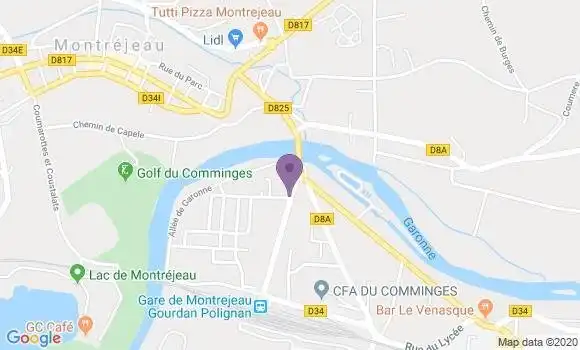 Localisation Gourdan Polignan Bp - 31210