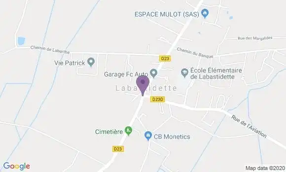 Localisation Labastidette Ap - 31600