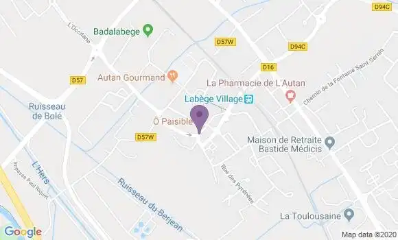 Localisation Labege Village Bp - 31670