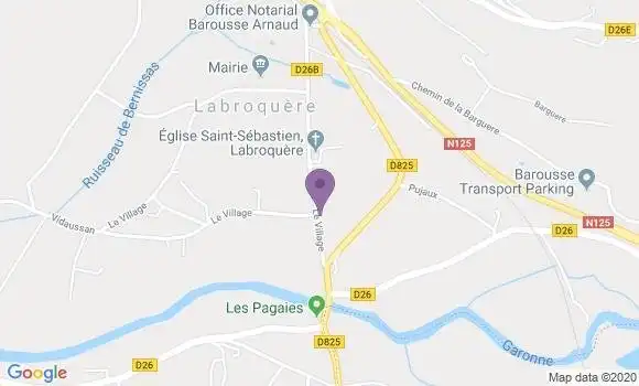 Localisation Labroquere Ap - 31510