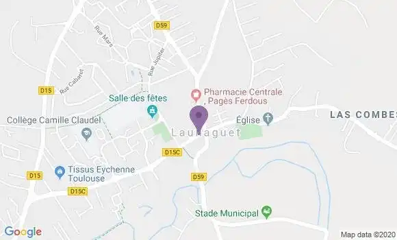 Localisation Launaguet Bp - 31140