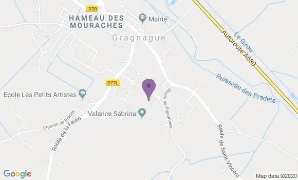 Localisation Lavalette Ap - 31590