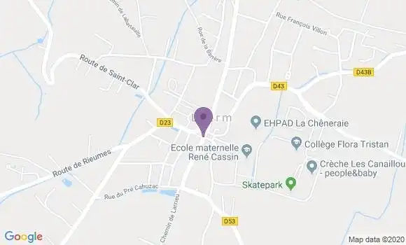 Localisation Lherm Bp - 31600