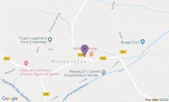 Localisation Mondavezan Ap - 31220