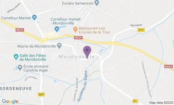 Localisation Mondonville Bp - 31700