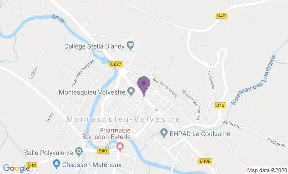 Localisation Montesquieu Volvestre - 31310