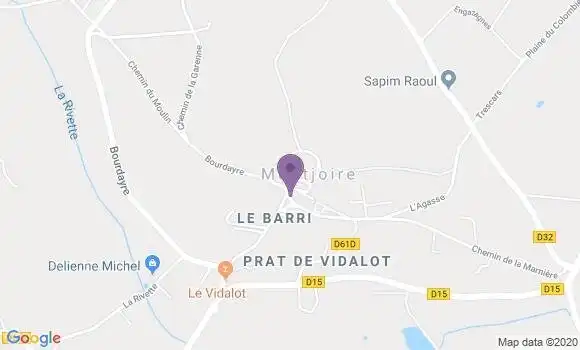 Localisation Montjoire Ap - 31380