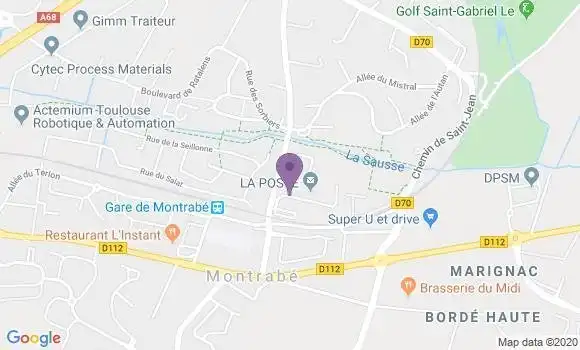 Localisation Montrabe Bp - 31850
