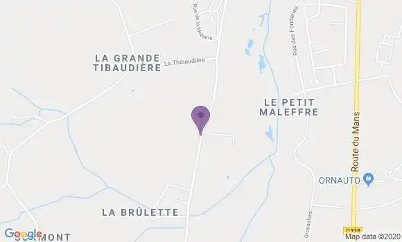 Localisation Le Vilhain Ap - 03350