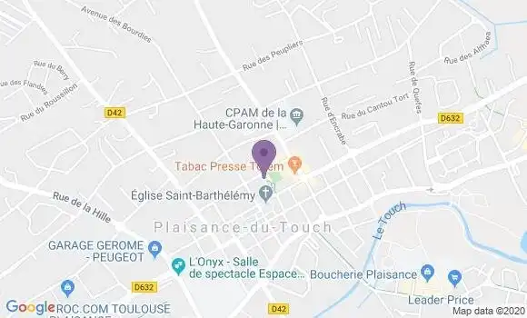 Localisation Plaisance du Touch - 31830