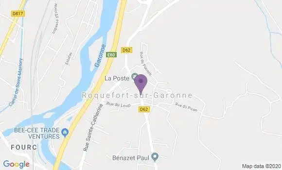 Localisation Roquefort sur Garonne Bp - 31360