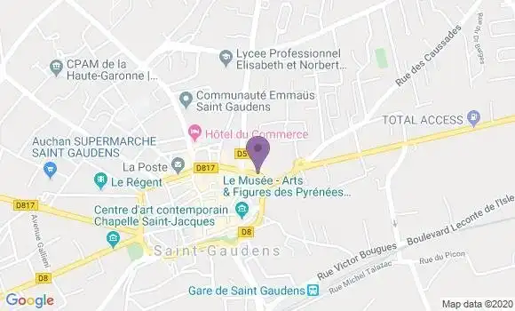 Localisation Saint Gaudens - 31800