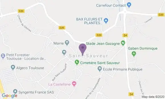 Localisation Saint Jory - 31790