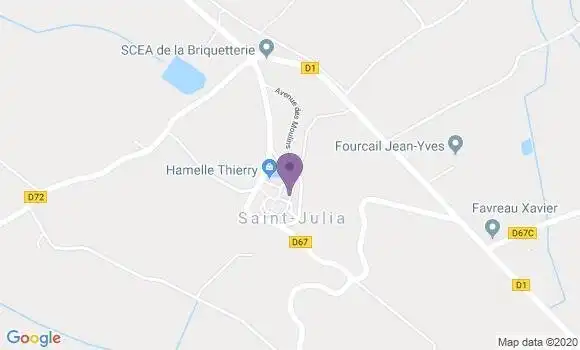 Localisation Saint Julia Ap - 31540