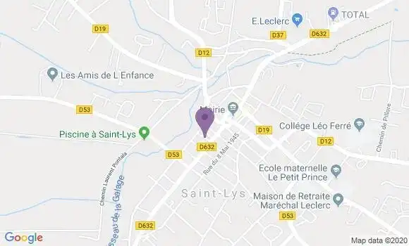 Localisation Saint Lys - 31470