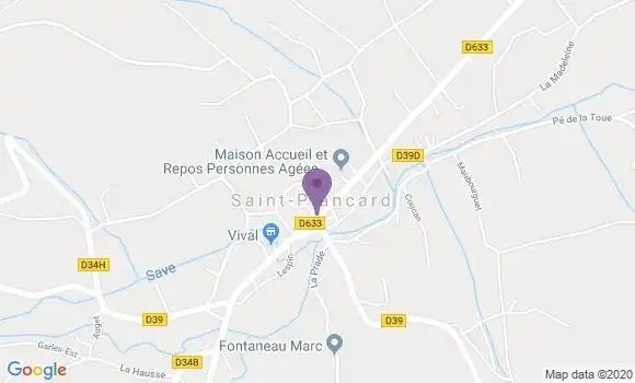 Localisation Saint Plancard Bp - 31580