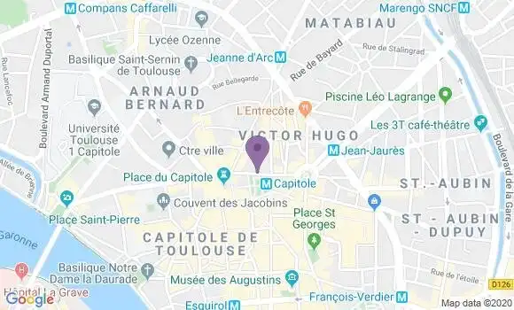 Localisation Toulouse Capitole - 31000