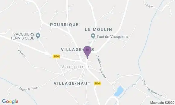 Localisation Vacquiers Bp - 31340