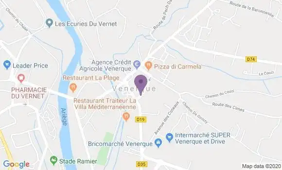 Localisation Venerque - 31810