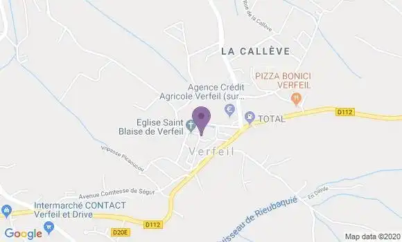 Localisation Verfeil Bp - 31590