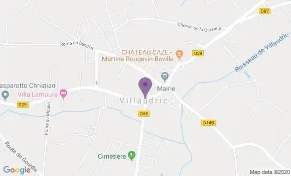 Localisation Villaudric Bp - 31620