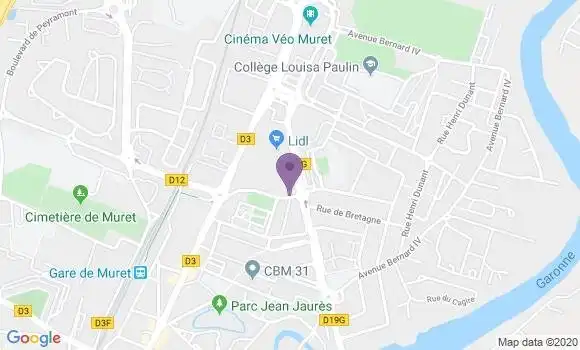 Localisation Muret Saint Jean Bp - 31600
