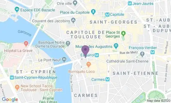 Localisation Toulouse Esquirol - 31000