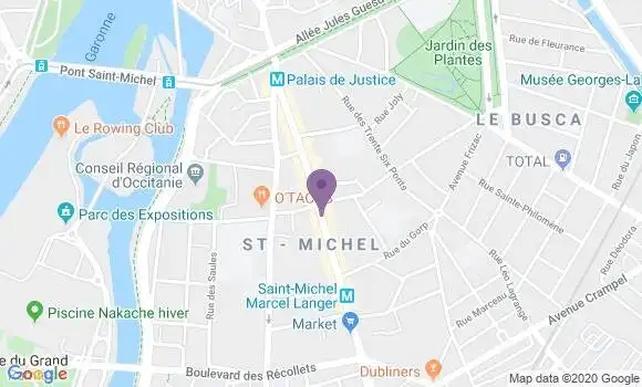 Localisation Toulouse Saint Michel - 31400