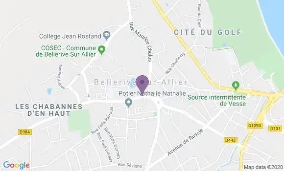 Localisation Bellerive Navarre Bp - 03700