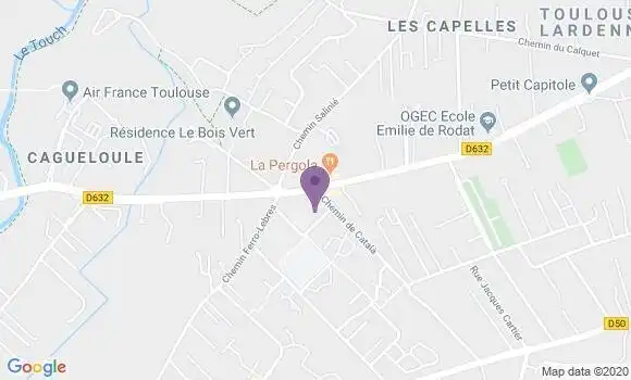 Localisation Toulouse Lardenne Bp - 31100