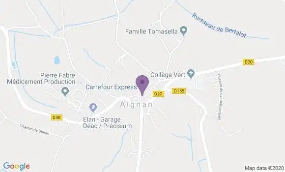 Localisation Aignan - 32290