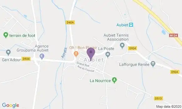 Localisation Aubiet Bp - 32270