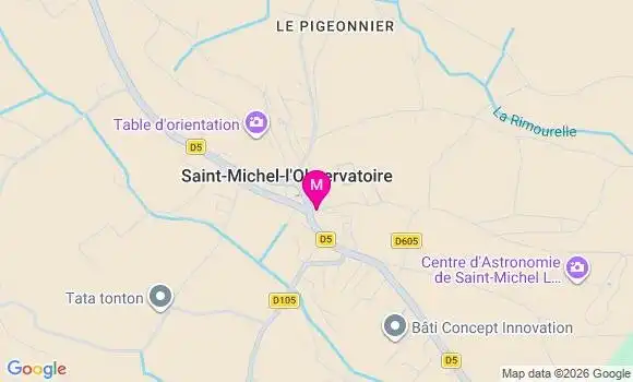 Localisation Saint Michel l