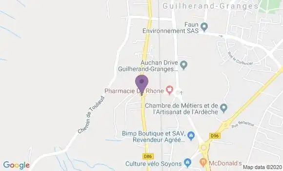 Localisation Beaucaire Ap - 32410