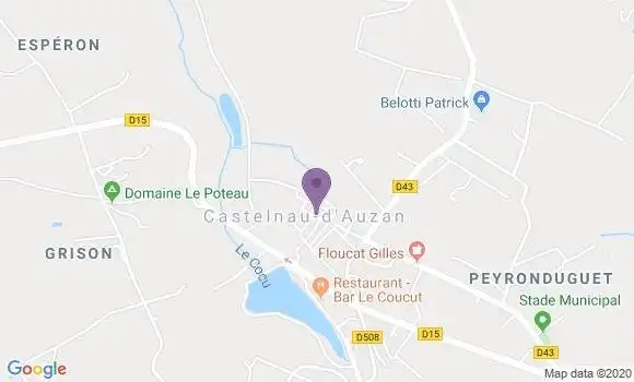Localisation Castelnau d