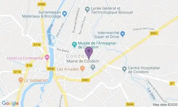 Localisation Condom - 32100