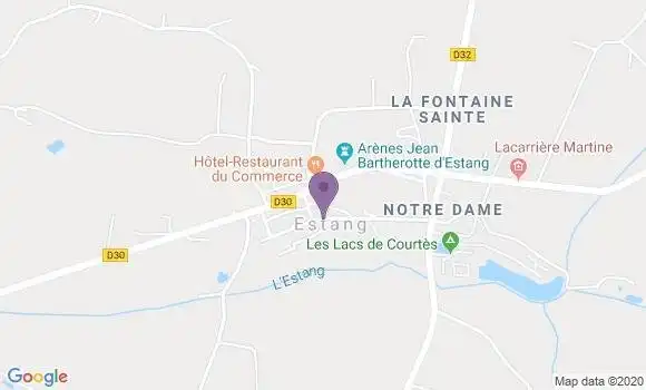 Localisation Estang - 32240