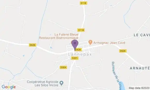 Localisation Lannepax Ap - 32190