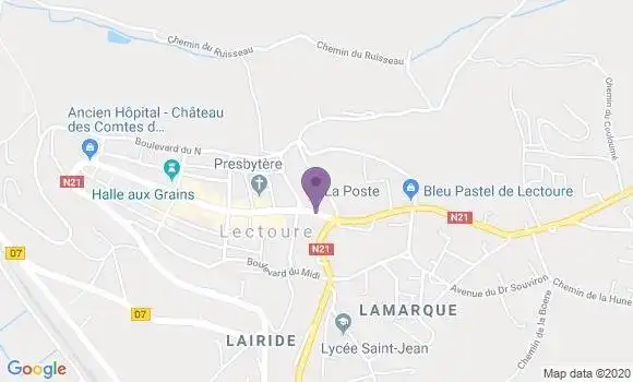Localisation Lectoure - 32700