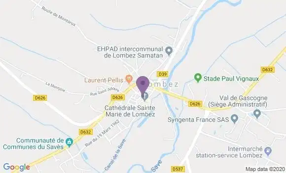 Localisation Lombez Bp - 32220