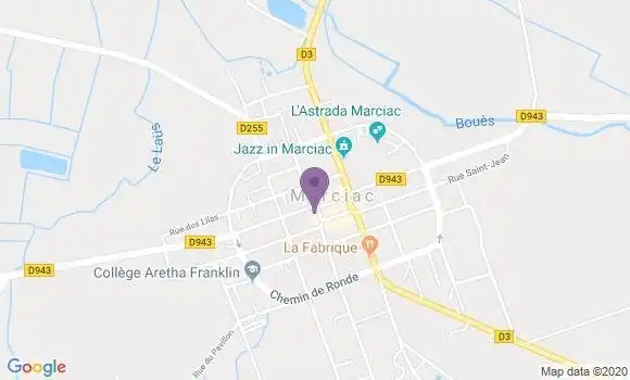Localisation Marciac - 32230